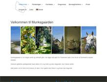 Tablet Screenshot of munksgaarden.dk